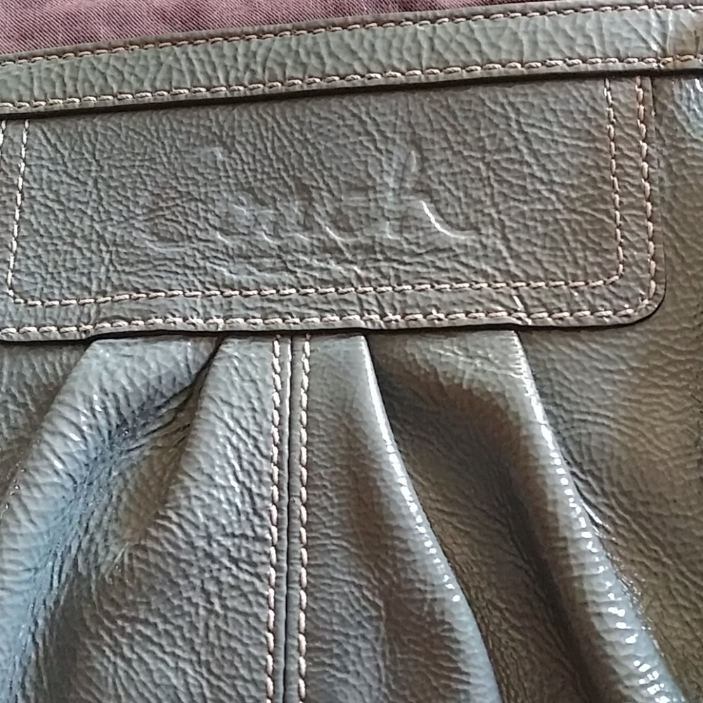 Coach F13761 Patent Leather Satchel W/ Dust Bag - Picture 2 of 12
